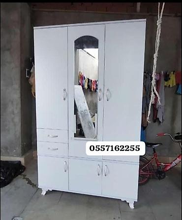 Paltar dolabları, qarderoblar: 3 qapılı paltar dolabı - Material: laminat - Ölçü: 2 m × 45 sm × 1.20 — 20