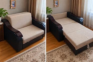 Acilan kreslo fabrik malidir Acilanda tek neferlik yataq olur Qiymet