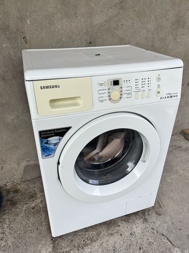 soyuducu paltaryuyan televizor kondisoner mebel var zemanetle satilir catdirilma mumkundur: Paltaryuyan maşın Samsung, 6 kq, Təmirə ehtiyacı var, Qurutma var, Kredit yoxdur, Ünvandan götürmə