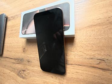 IPhone 16 Pro Max, Б/у, 256 ГБ, Золотой, Коробка, 100 %