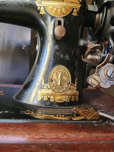 ağırlıq daşı: Antik tikiş maşını – The Singer Manufacturing Co. - Mexaniki, əl — 4
