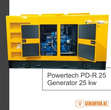 гениратор: Yeni Dizel Generator Powertech, Pulsuz çatdırılma, Zəmanətli, Kredit yoxdur