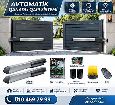 Avtomatik qanadlı qapı sistemi - Güclü motorlar (2 ədəd) – ağır