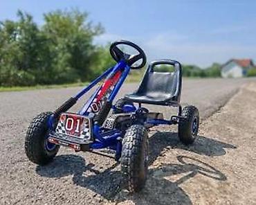 Dečije sportske igračke: Dečji pedalan karting „01“ - Robusna metalna konstrukcija - Podesivo — 21