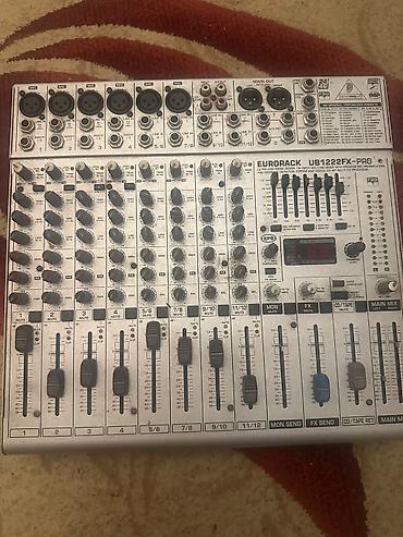 Mikşerlər: Behringer Eurorack UB1222FX-PRO miks pulti - 12 girişli kompak — 1