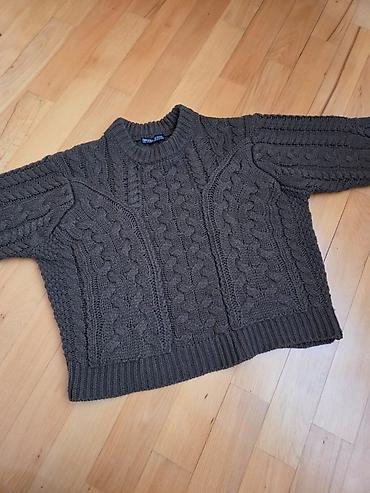 Свитера: Toxunma sviter(Bershka) Reng-xaki Ölçü-S Az geyinilib,ela — 3