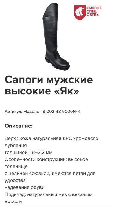 мужские зимние обувь: Сапоги кожаные, ботинки, верховая езда