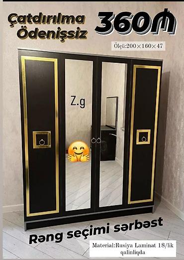 qarderob paltar dolabi: Dolab yeni qarderob paltar dolabı — 1