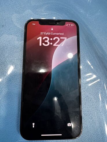 adaptir: IPhone 12 Pro, 128 GB, Blue Titanium, Face ID, Simsiz şarj, Sənədlərlə