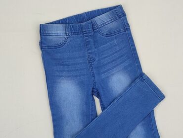 sukienki boho midi: Spodnie jeansowe, Little kids, 8 lat, 128, stan - Bardzo dobry