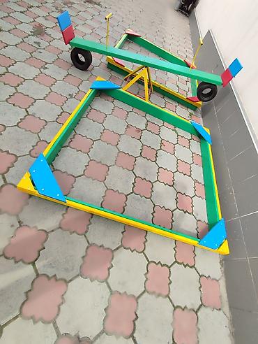 Песочницы: Продаю песочницу вместимость песка 8 мешков . Новая !!! Размер 1.5 — 9