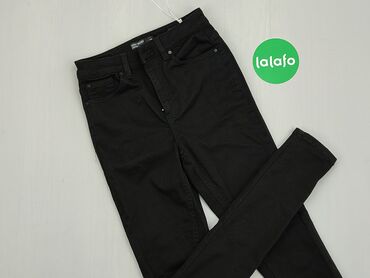 Spodnie: Spodnie XS (EU 34), stan - Bardzo dobry, wzór - Jednolity kolor, kolor - Czarny