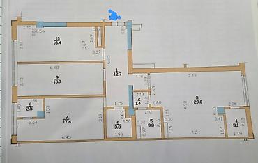 105: 3 комнаты, 106 м², Джал-29 Элитка, 6 этаж, Дизайнерский ремонт — 3