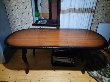 nerjaveka stol: Qonaq masası, Yeni, Açılan, Oval masa