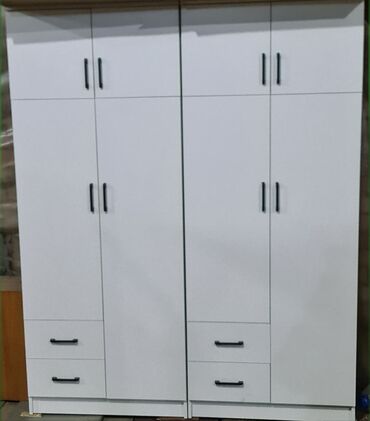 Шкафы для одежды: Шкаф для одежды, Новый, Прямой, ЛДСП — 7