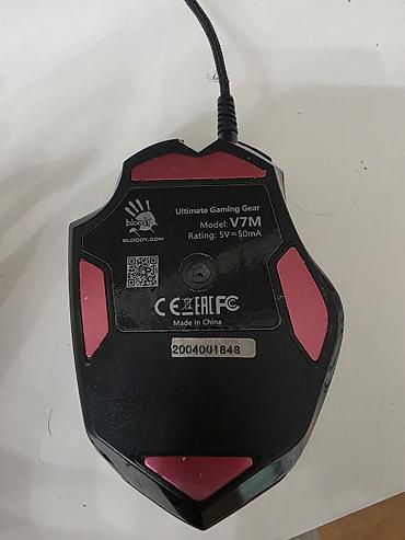 hyperx pulsefire haste wireless: Игровая проводная мышь Bloody V7M. Модель выполнена в черном корпусе — 3
