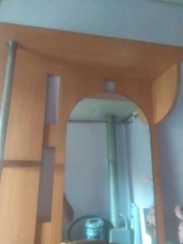 standing mirror: Прихожая-стойка с зеркалом и тумбой - Компоновка: вертикальный модуль — 3