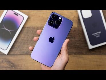 Mobil telefonlar: IPhone 14 Pro Max, 256 GB, Deep Purple, Simsiz şarj, Sənədlərlə