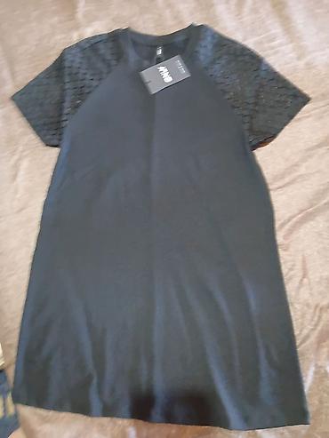 aksa: Haljina ONLY – ONLKABEX SS O-NECK LACE MIX DRESS - Boja: crna — 1