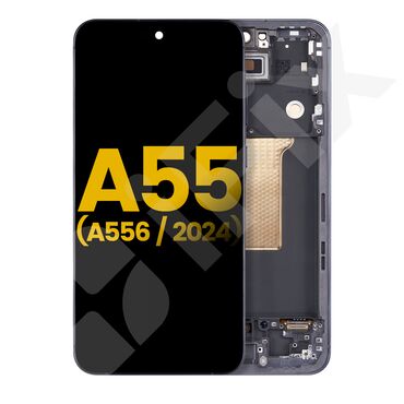 Telefon ekranları: 📱 Ekran Samsung A55 (A556) çərçivədə qara ORG 🛠️İstənilən növ telefon