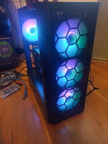 ventilator notebook: RGB işıqlı oyun/iş stasionar kompüter korpusu.Muxtelif rejimde — 1