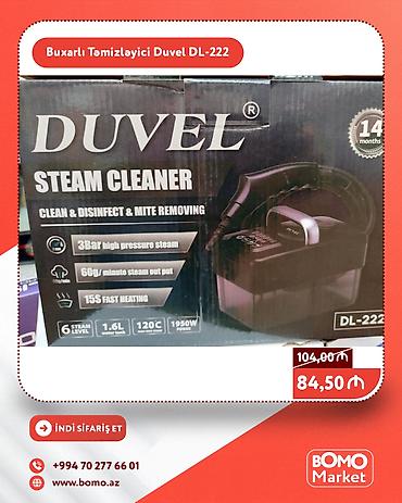 Все для дома и сада: 🔥 Buxarlı Təmizləyici Duvel DL-222 ✅ Marka: Duvel ✅ Gücü: 1950 Vatt ✅ — 1