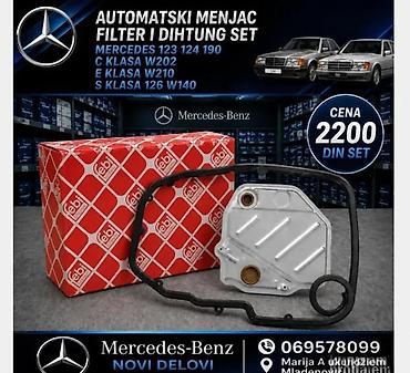 Gearbox Filters: FILTER AUTOMATSKI MENJAC ULJE MERCEDES C E | Filter dihtung ulje — 2