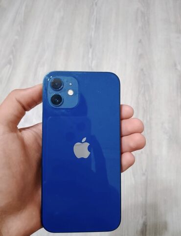 Apple iPhone: IPhone 12, 64 GB, Göy, Zəmanət, Simsiz şarj, Face ID