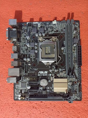 Процессоры: Материнская плата, Б/у, Asus, LGA1151, Micro-ATX, Для ПК
