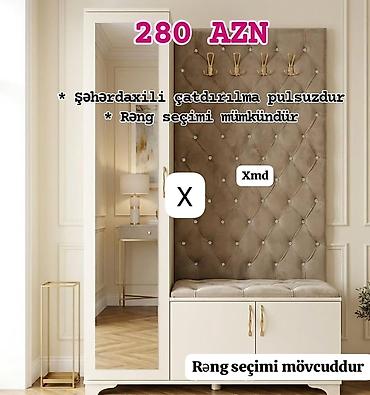 giris dolabi: Dəhliz üçün funksional giriş mebeli dəsti - Ölçülər: X (eni) x Xmd — 1