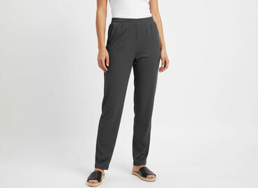 spodnie z zapięciem na nogawkach: Shein, Material trousers for women, size L