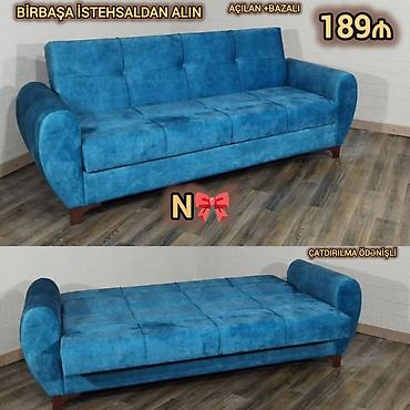 Sifarişlə mebel: Divan, Qonaq otağı üçün, Bazalı, Açılan — 1