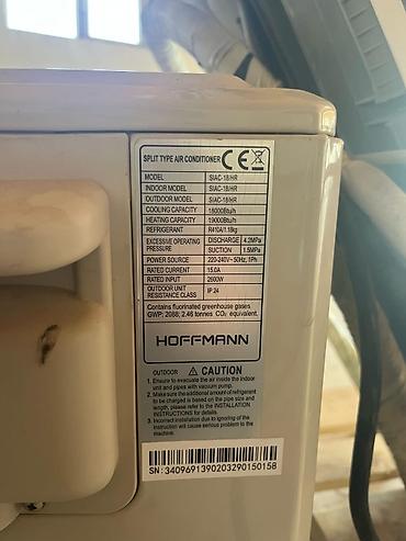 mawin ucun kondisioner: Kondisioner Hoffmann, İşlənmiş, 40-45 kv. m, Split sistem — 2