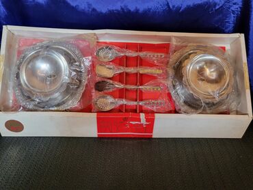 Kuhinjski setovi: Set nov za dvoje za poslastice 18/8.oznaka nerdjajuci celik iz — 4