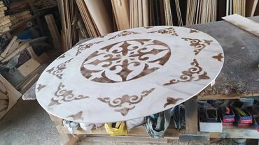 Национальные кыргызские столы: Продаю столы(ножки для столов) национальные,расклалные, принимаем — 1