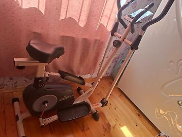 Elliptik velosiped-trenajor (oturacaqlı) - Kombinə edilmiş dizayn