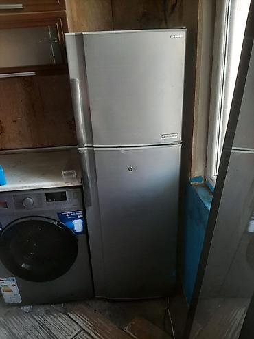 İşlənmiş 2 qapılı Sharp Soyuducu Satılır, rəng - Gümüşü
