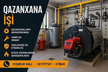 İstilik sistemi: Qazanxana işi – layihələndirmə, quraşdırma və servis Təklif olunan — 1