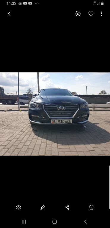 Hyundai: Hyundai Grandeur: 2019 г., 3 л, Автомат, Газ, Седан