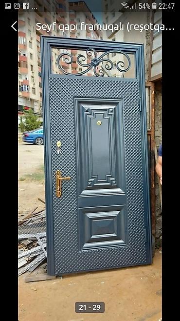 Giriş qapıları: Yeni Giriş qapısı Zəmanətli, Ödənişli quraşdırma, Ödənişli çatdırılma — 24