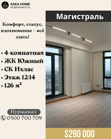 Продажа домов: 4 комнаты, 126 м², Элитка, 12 этаж, Дизайнерский ремонт