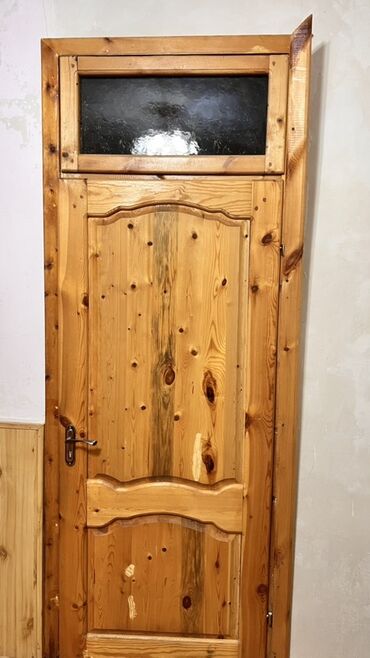 уголь и дрова: Ички эшик айнек менен, Жыгач, Сол, түсү - Күрөң