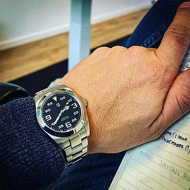 Ručni satovi: Pagani Design PD-1692 -Crna/Black- Rolex Air King -Automatik Potpuno — 2