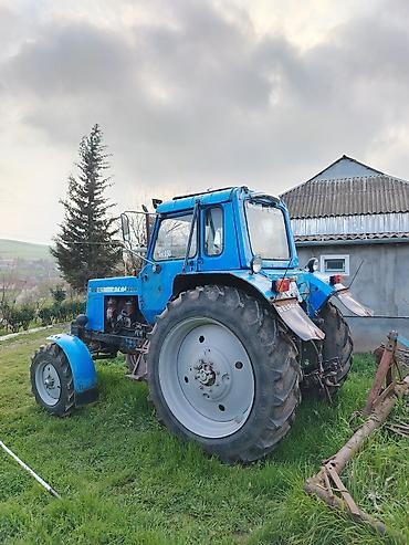 Traktorlar: MTZ 82.1 “Belarus” traktor - Rəng: mavi, kabinalı - Ön təkər ölçüsü — 3