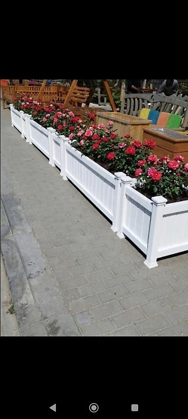 primus nədir: Ağ rəngli dekorativ bağ qutuları – modul tipli - Material: hava — 1