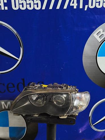 e46: Передняя левая фара BMW 2004 г., Б/у, Оригинал, Япония — 1