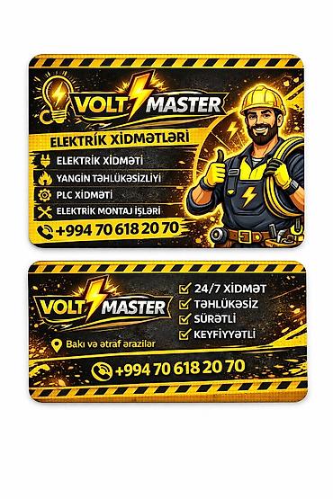 mopet elektrik: VOLT MASTER – Elektrik və Avtomatika Xidmətləri Xidmət sahələri: - — 2