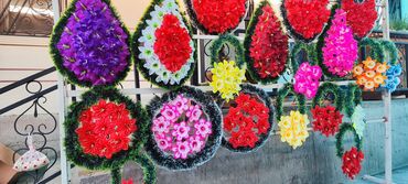 Ритуальные услуги: Венки на кладбище букеты искусственные цветы ленты по оптовым ценам