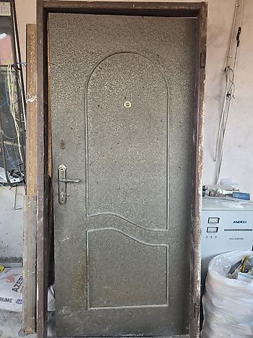 suse qab: Dəmir giriş qapısı - Material: tam metal konstruksiya, möhkəm çərçivə — 1