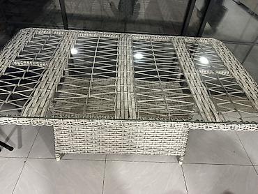 mebel sifarisi: İşlənmiş, 2 kreslo, Divan, Həsir toxunuşlu — 4